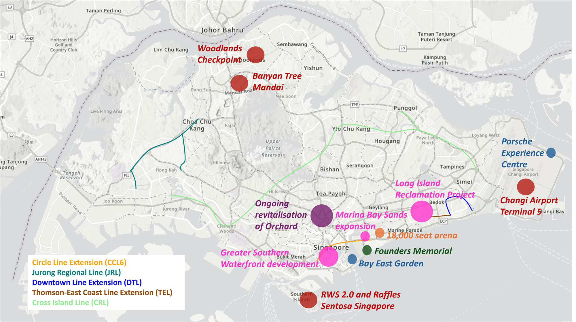 HVS In Focus Singapore Development Map 
